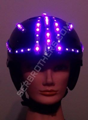 Front Helmet Wind purple