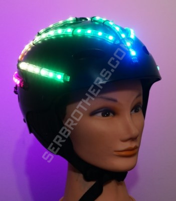 led flyboard suit and helmet
