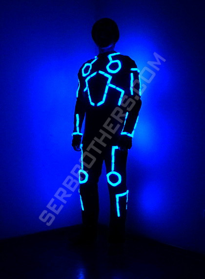 led flyboard suit Tron