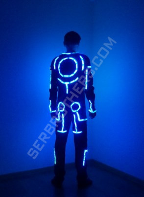 Custom LED costume with logo