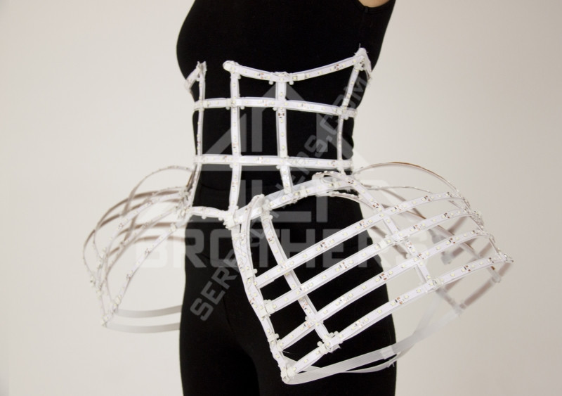 LED volumetric corset